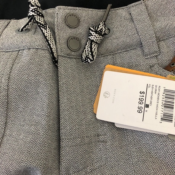 Roxy Pants - NWT ROXY NADIA INSULA HETHER GRAY snowboard pants